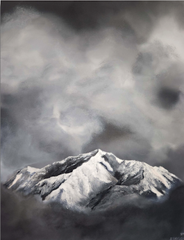 Sharon Taylor | Mt Peel| Graphite | McATamney Gallery and Design Store  Geraldine NZ